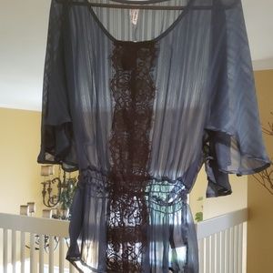 Sheer blouse